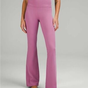 Lululemon 6 align flare pink high-waisted yoga pants